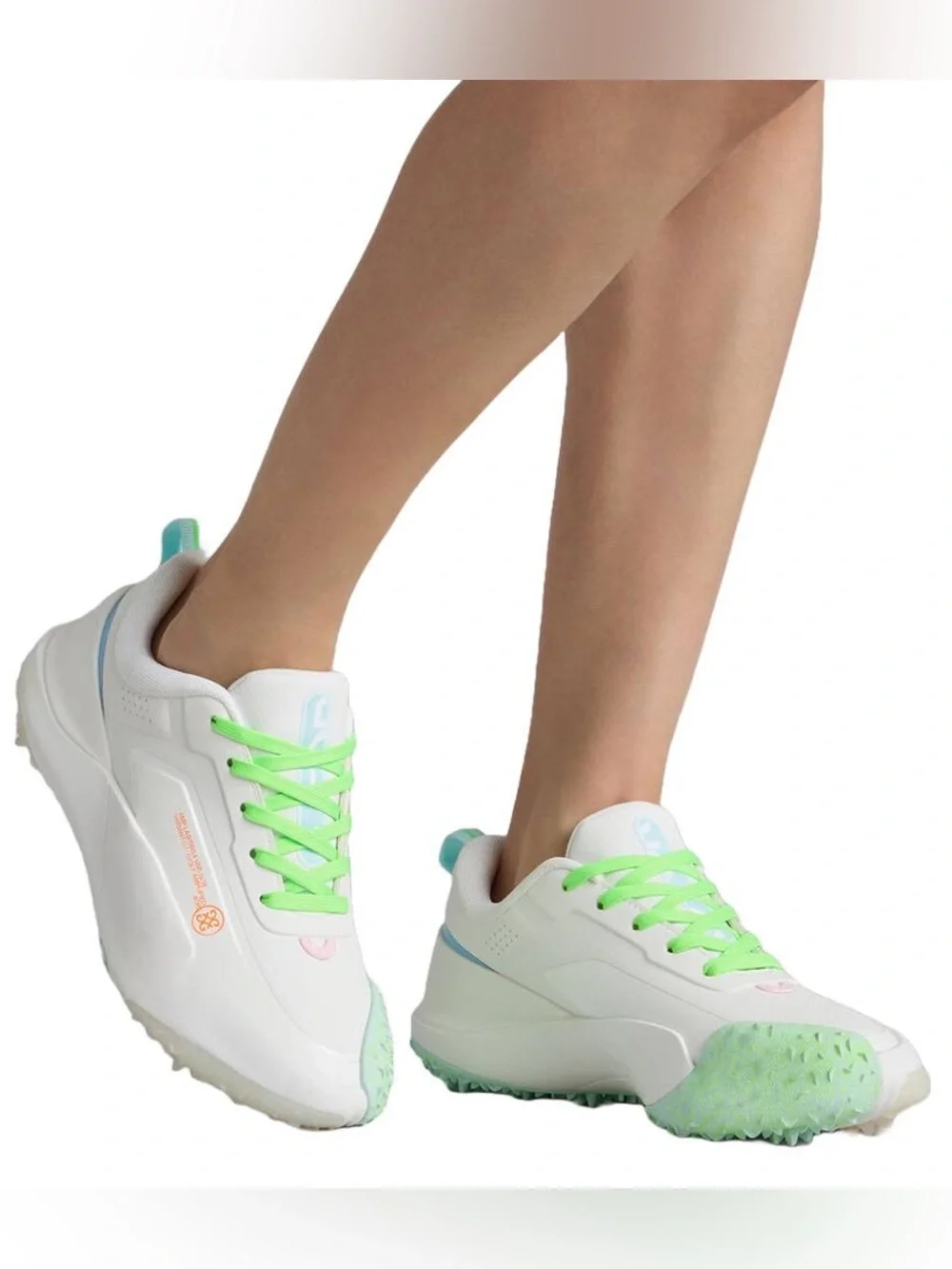 G/Fore Women’s G/18 Spikeless Golf Shoes Snow/Multi Sz 9.5
